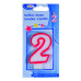 Číslová sviečka "2" 75mm [1 ks]
