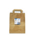 Papierová taška hnedá 22+10 x 28 cm [50 ks]