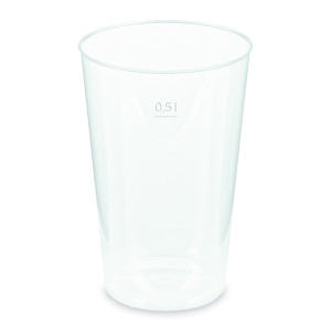 Pohár vratný (PP) Ø91mm 0,5L [30 ks]