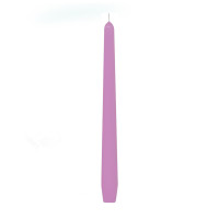 Sviečka kónická ružová Ø23 x 245 mm [10 ks]