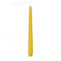 Sviečka kónická žltá Ø23 x 245 mm [10 ks]