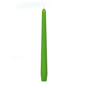 Sviečka kónická tmavozelená Ø23 x 245 mm [10 ks]