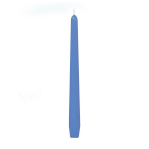 Sviečka kónická svetlomodrá Ø23 x 245 mm [10 ks]