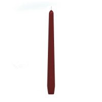 Sviečka kónická bordová Ø23 x 245 mm [10 ks]