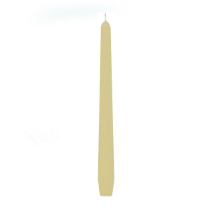 Sviečka kónická béžová Ø23 x 245 mm [10 ks]
