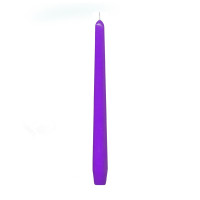Sviečka kónická svetlofialová Ø23 x 245 mm [10 ks]