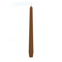 Sviečka kónická hnedá Ø23 x 245 mm [10 ks]