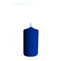 Sviečka valcová tmavomodrá Ø40 x 80 mm [4 ks]