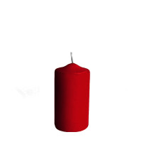 Sviečka valcová bordová Ø40 x 80 mm [4 ks]