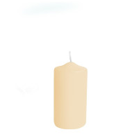 Sviečka valcová béžová Ø40 x 80 mm [4 ks]