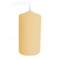 Sviečka valcová béžová Ø80 x 200 mm [1 ks]