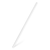 Slamka papierová biela `JUMBO` Ø8mm x 25cm [100 ks]