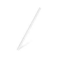 Slamka papierová biela `JUMBO` Ø8mm x 20cm [100 ks]