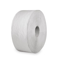 Toaletný papier 1vrstvý s ražbou natural `JUMBO` Ø24cm 210m [6 ks]