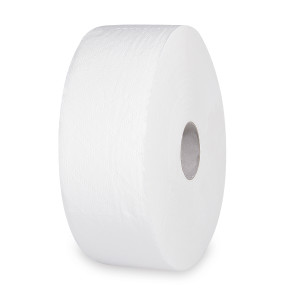 Toaletný papier (Tissue) 2vrstvý s ražbou biely `JUMBO` Ø26cm 220m [6 ks]