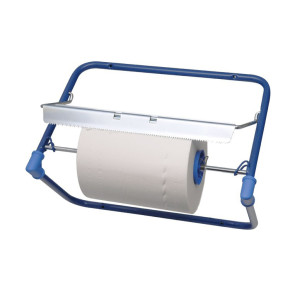 Odvinovač kovový nástenný modrý pre utierku rolovanú [1 ks]