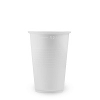 Pohár (PP) biely Ø70mm 0,2L [15 ks]