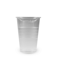 Pohár (PP) priehľadný Ø70mm 0,2L [15 ks]