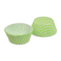 Cukrárenský košíček Karo zelený Ø50 x 30 mm [40 ks]