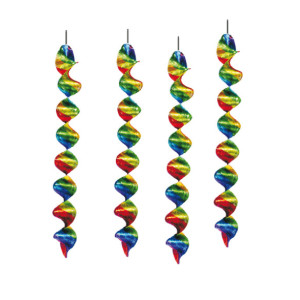 Špirála lesklá (ALU) Ø5 x 60 cm [4 ks]