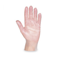 Rukavica (TPE) jednorázová transparentná `L` [200 ks]