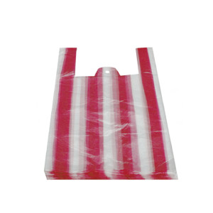 Taška pruhovaná 30+14 x 50 cm `10kg` [100 ks]