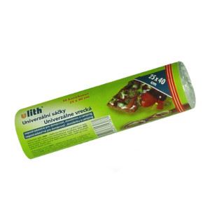 Univerzálne vrecko transparentné 25 x 40 cm [50 ks]