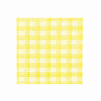 Servítky-obrúsky 1vrstvý Karo žltý 33 x 33 cm [100 ks]