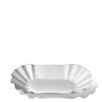 Papierová miska oválna biela 20,5 x 12,5 x 3,5 cm [250 ks]