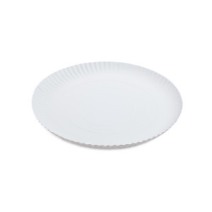 Papierový tanier hlboký biely Ø28cm [50 ks]