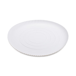 Papierový tanier hlboký biely Ø32cm [50 ks]