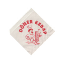Papierové vrecko Kebap 16 x 16 cm [500 ks]