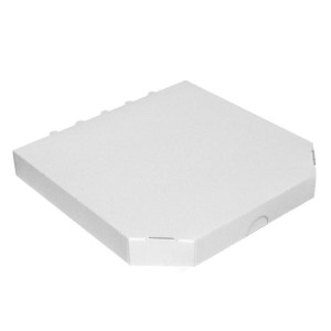 Krabica na pizzu extra-pevná biela 32 x 32 x 3 cm [100 ks]