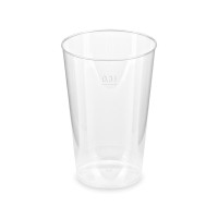 Pohár kryštál (PS) Ø79mm 0,3L [25 ks]