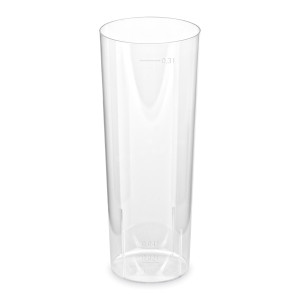 Pohár kryštál (PS) Longdrink Ø59mm 2cl/4cl/0,3L [10 ks]