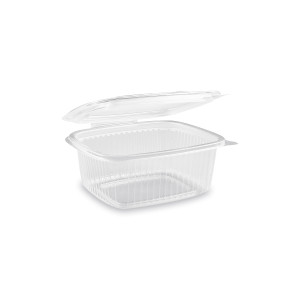 Miska (PP) s viečkom oválna priehľadná 500ml [50 ks]