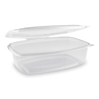 Miska (PP) s viečkom oválna priehľadná 1500ml [25 ks]