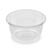 Miska (PP) priehľadná Ø127mm 500ml [50 ks]