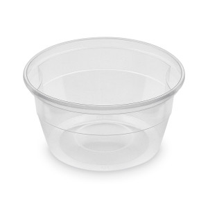 Miska (PP) priehľadná Ø127mm 500ml [50 ks]