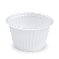 Termo-miska (XPS) okrúhla biela Ø127mm 500ml [50 ks]