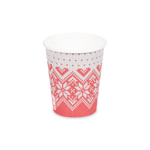 Papierový pohár Zimné obdobie Ø80mm 280ml `M: 0,2L/8oz` [50 ks]