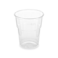 Pohár (PET) číry Ø78mm 0,2L [50 ks]