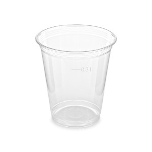 Pohár (PET) číry Ø95mm 0,3L [50 ks]