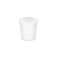 Papierový pohár biely Ø62mm 110ml `XS: 0,08L/4oz` [50 ks]