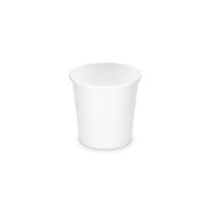 Papierový pohár biely Ø62mm 110ml `XS: 0,08L/4oz` [50 ks]