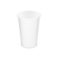 Papierový pohár biely Ø80mm 330ml `ML: 0,3L/10oz` [50 ks]