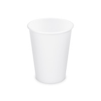 Papierový pohár biely Ø90mm 420ml `L: 0,3L/12oz` [50 ks]
