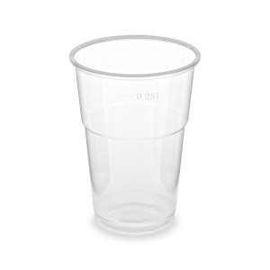 Pohár (PP) priehľadný Ø78mm 0,25L [50 ks]