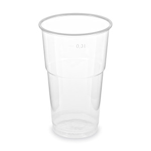 Pohár (PP) priehľadný Ø78mm 0,3L [50 ks]