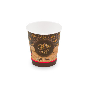 Papierový pohár "Coffee to go" Ø73mm 200ml `S: 0,18L/7oz` [50 ks]